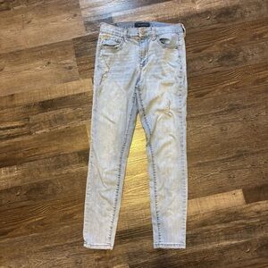 #0044 Aeropostale Women's Light Blue Skinny Jeans